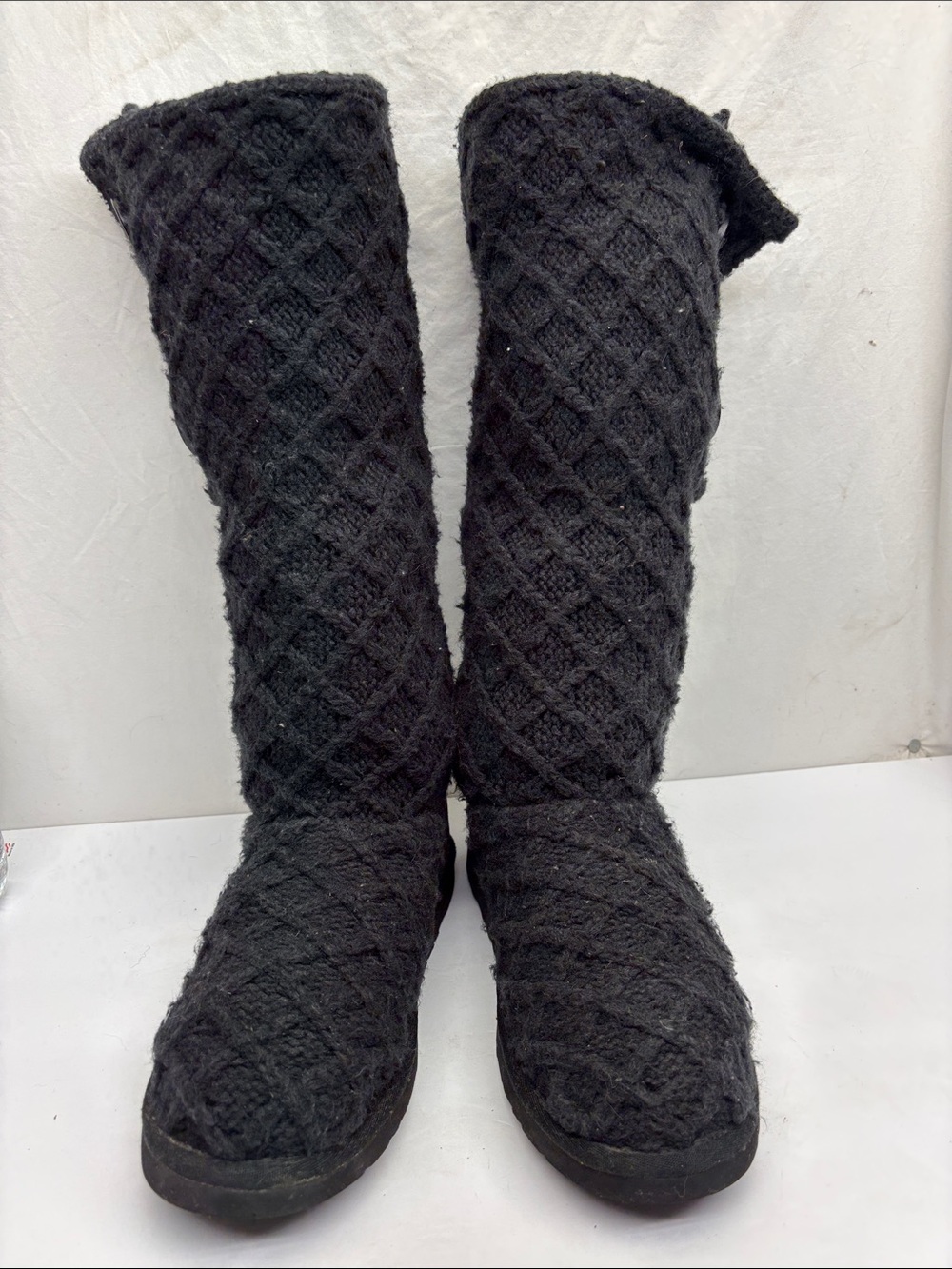 UGG Cardy Knit Tall Women's Boots, SZ 7